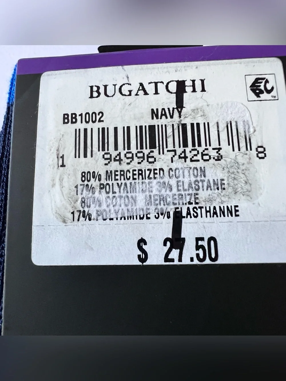 Bugatchi mens mercerized